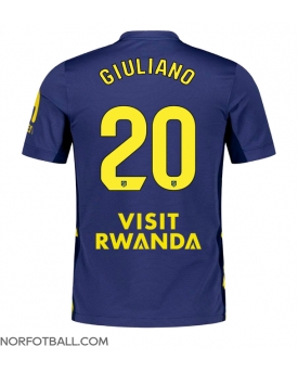Billige Fotballdrakt Atletico Madrid Giuliano Simeone #20 Replika Bortedrakt 2025-26 Kortermet Billige Fotballdrakt Atletico Madrid Giuliano Simeone #20 Replika Bortedrakt 2025-26 Kortermet